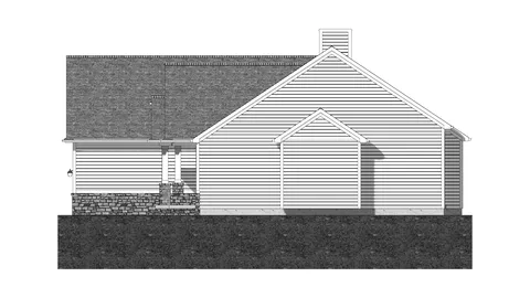 The Autumn Ridge house plan, exterior view 2
